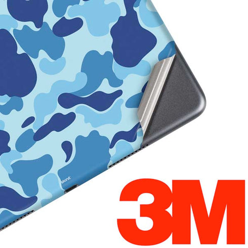 Light Blue Street Camo iPad Skins